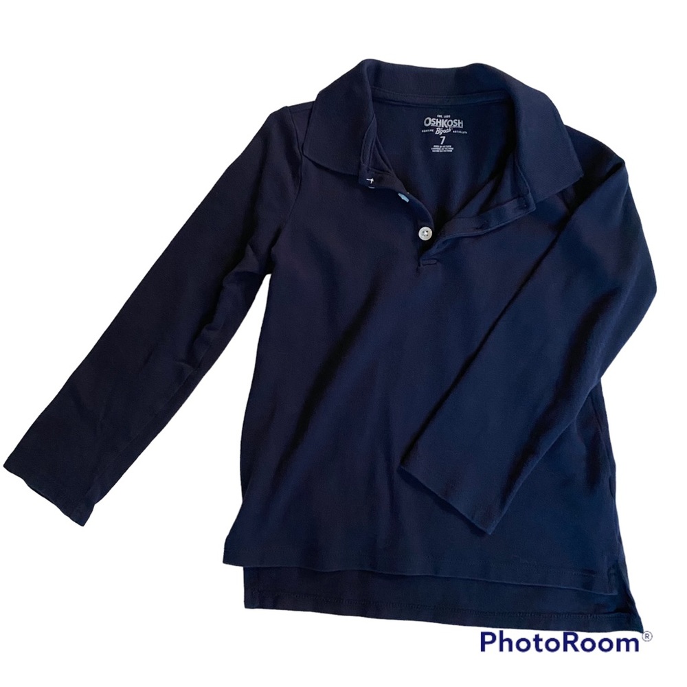 Long Sleeve Polo Shirt Size 7